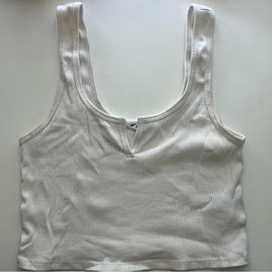 Basic white tank top